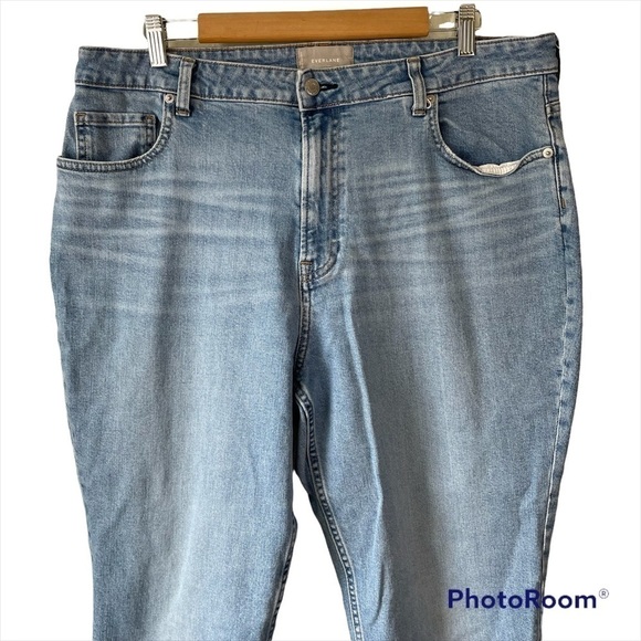 Everlane The Curvy Cheeky Jean Size 35 Crop - Picture 3 of 13